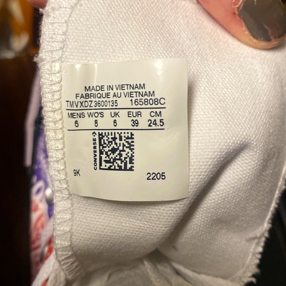 Converse rare rainbow pride all stars tapestry paisley high top sneakers - Picture 14 of 14